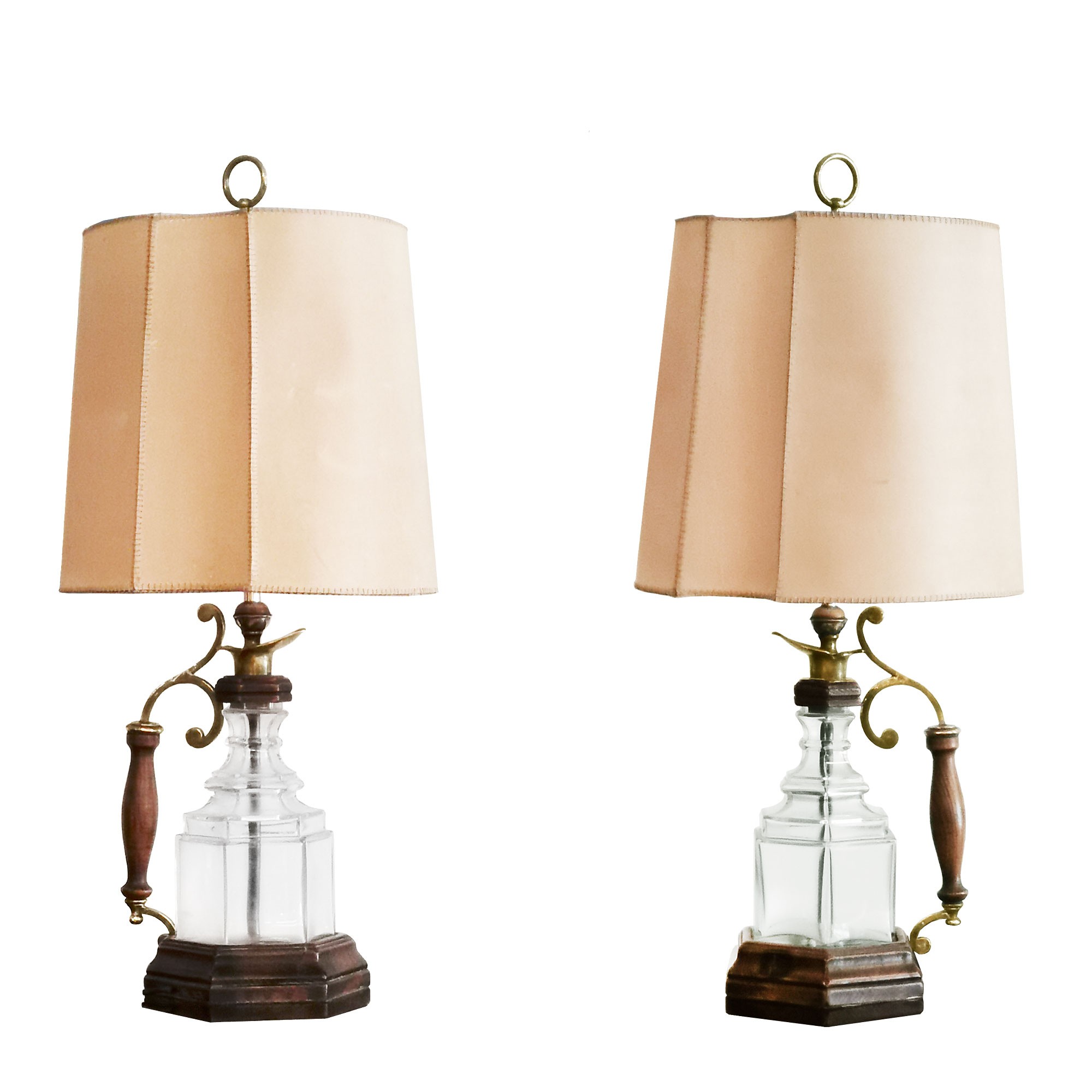 Pair of large table lamps – Spain 1960