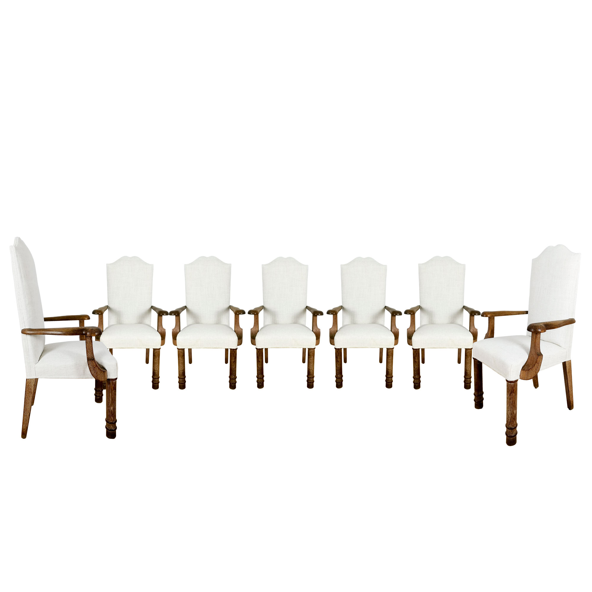 Set of 7 dining room armchairs – France 1940