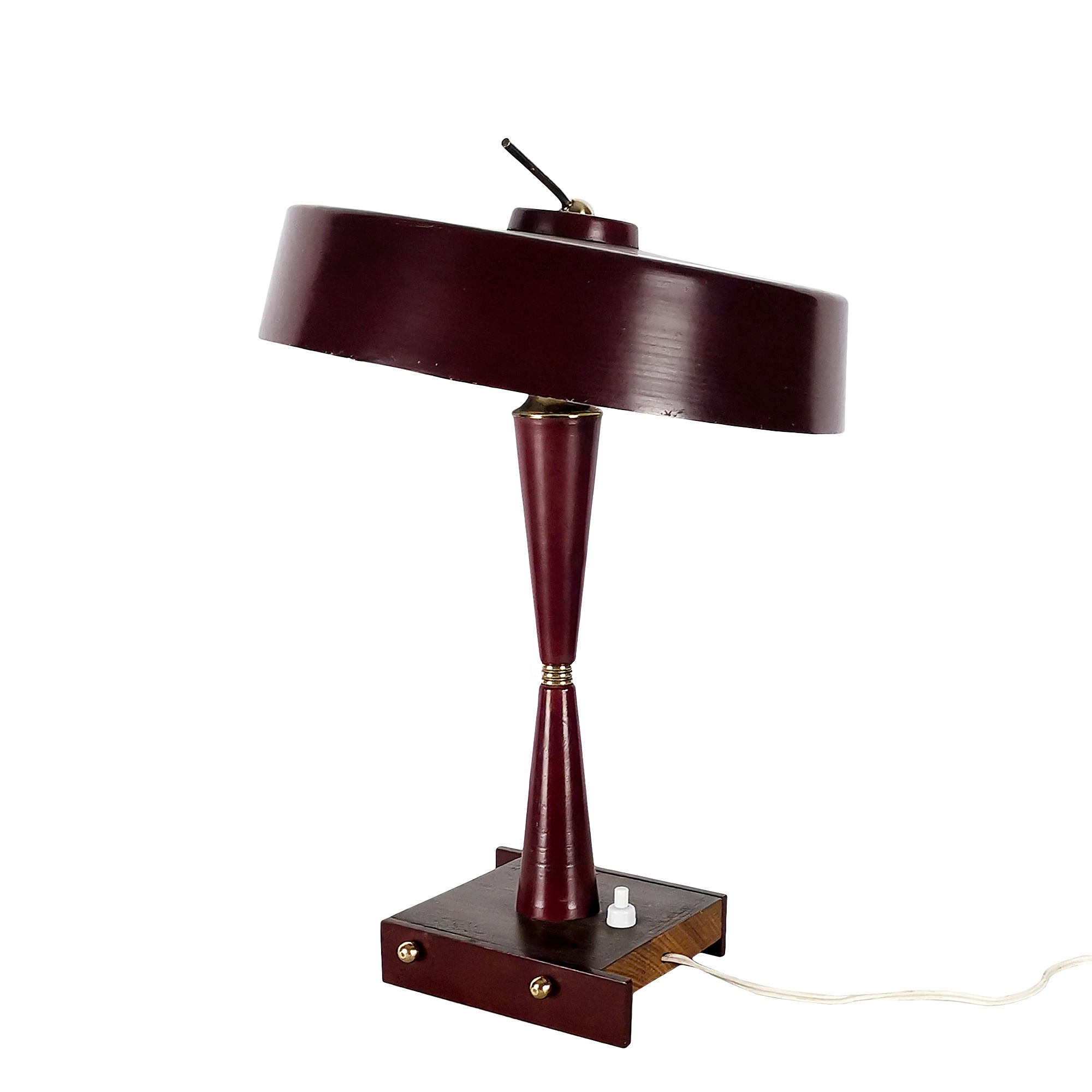 Pequeña lámpara de mesa – Italia 1950