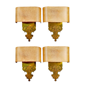 brass sconces spain 1960
