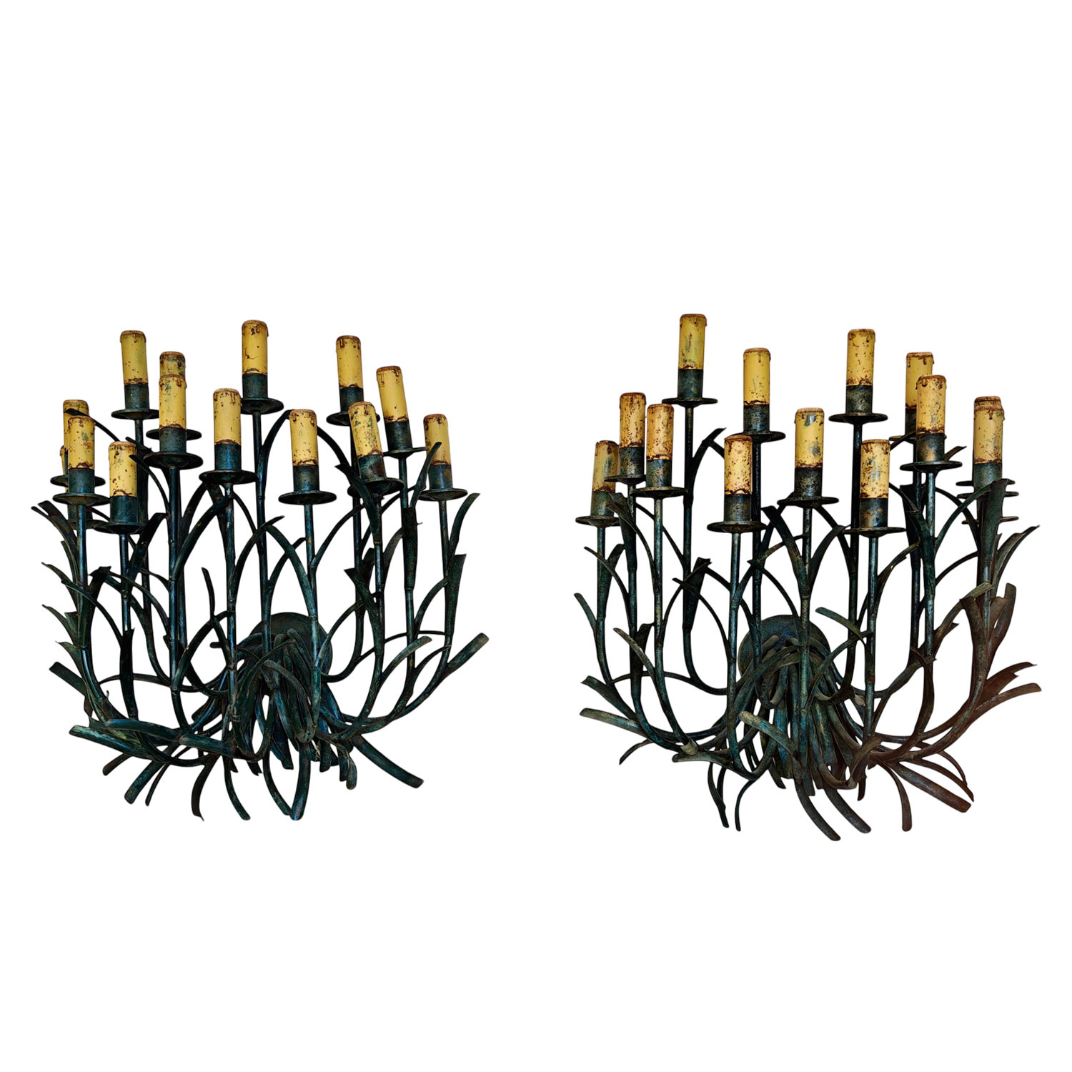 Pair of giant wall lights - Spain 1960-70