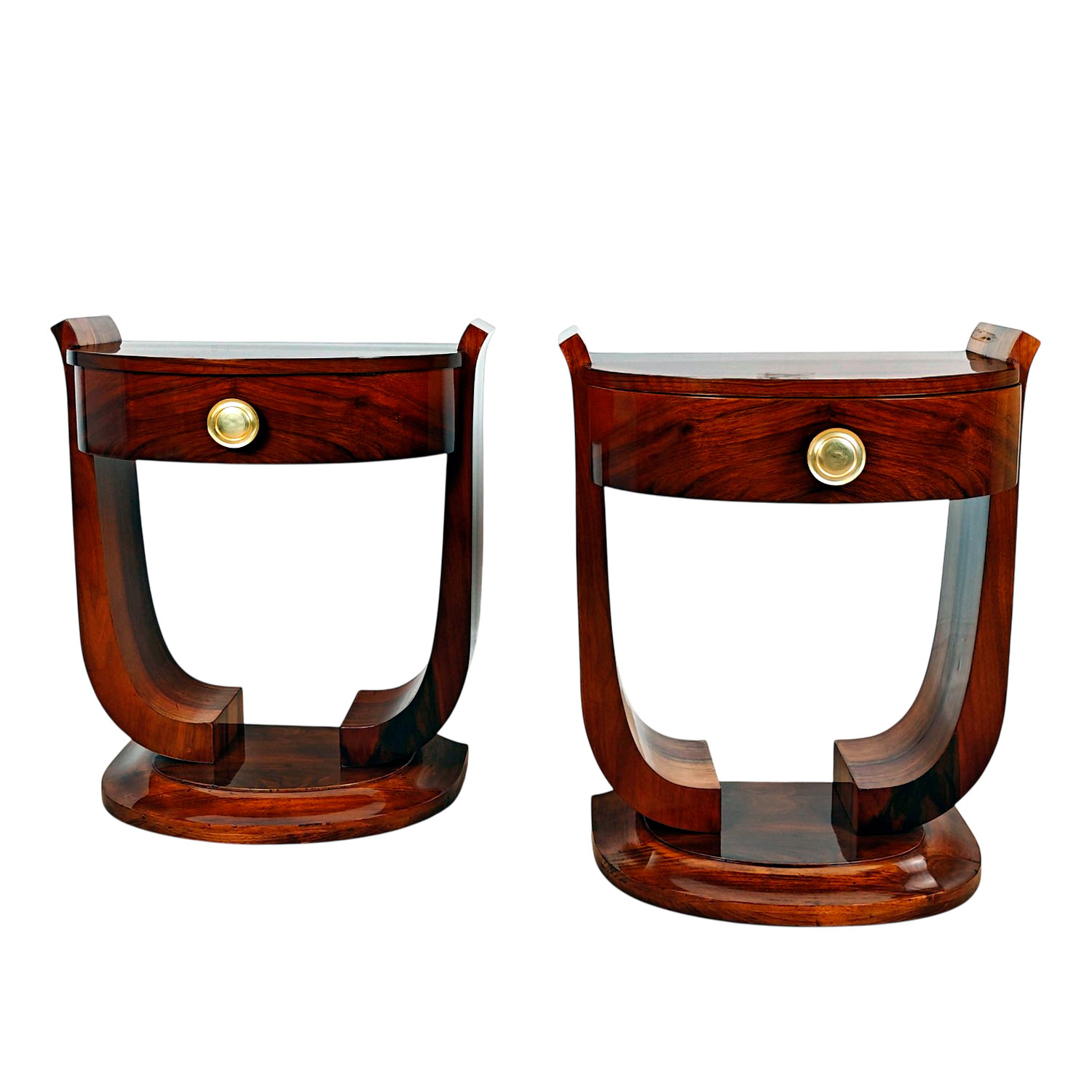 Pair of Art Deco bedside tables - France 1930