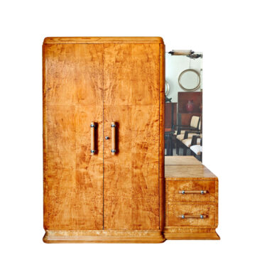 Armoire Art Déco avec miroir – France 1930