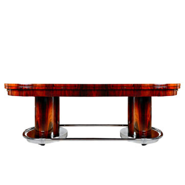 Gran mesa oval Art Decó - Francia 1930