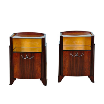 art deco bedside tables