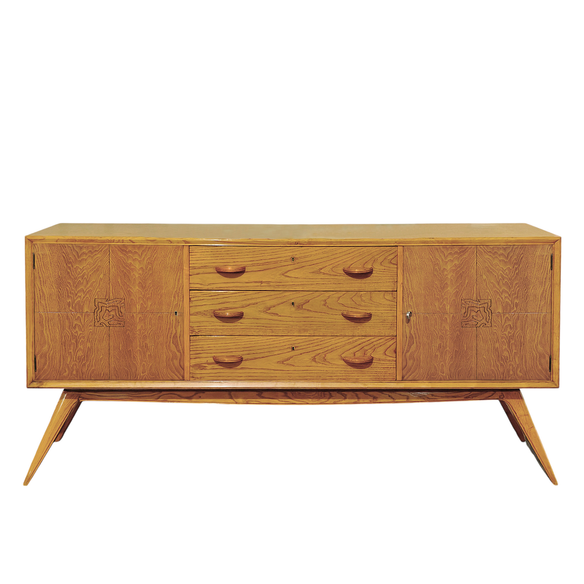 Ash veneered sideboard - Spain 1950
