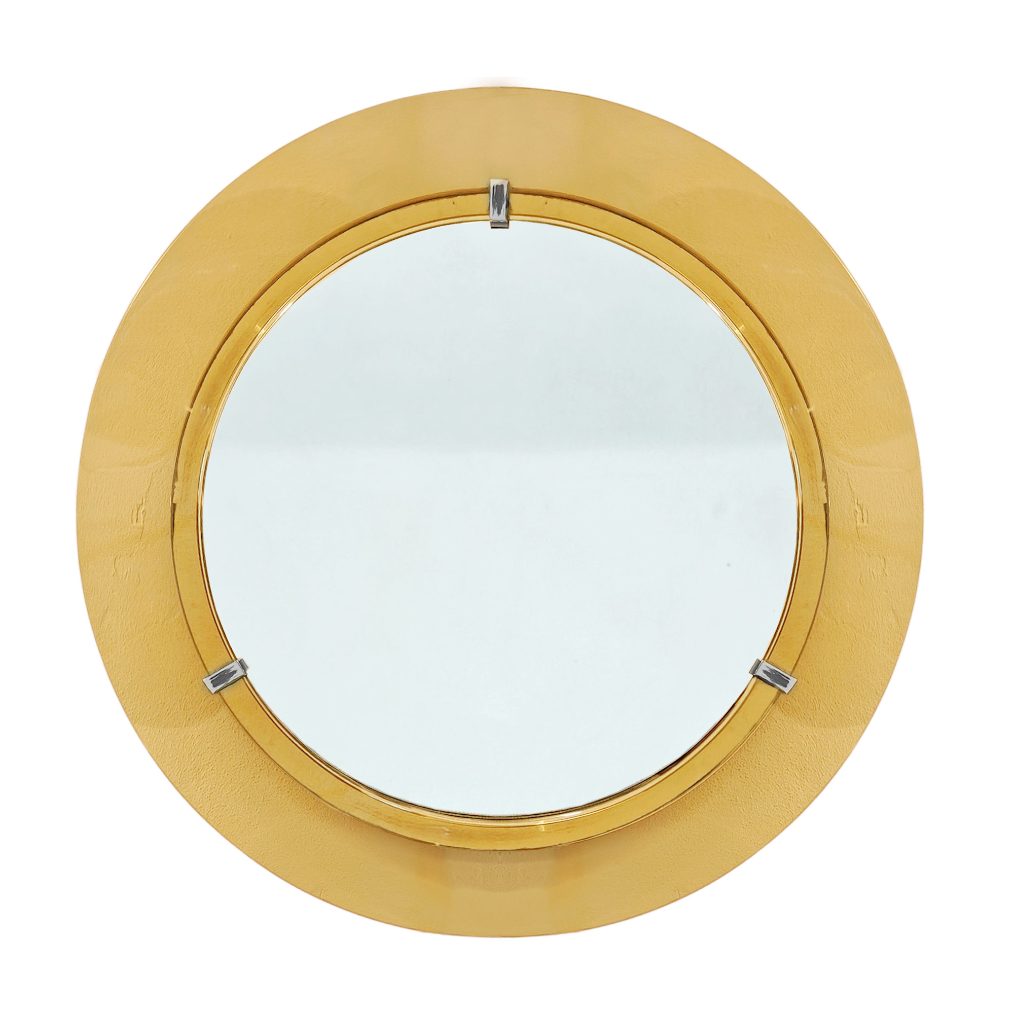 Round mirror by Veca - Italy 1950-60